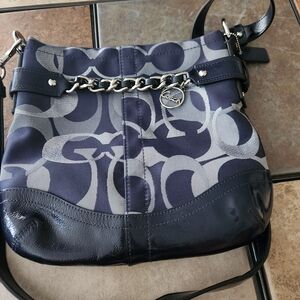 Coach Navy and Gray Women's Bag